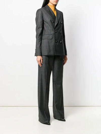 Shop Dsquared2 Checked Two-piece Suit In Black