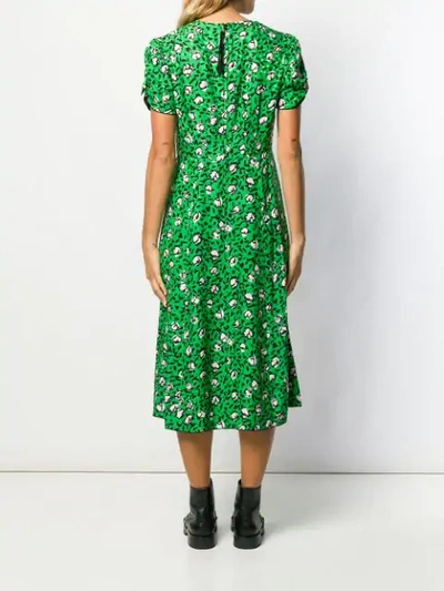 Shop Marc Jacobs Sofia Loves The 40's Printed Dress In Green