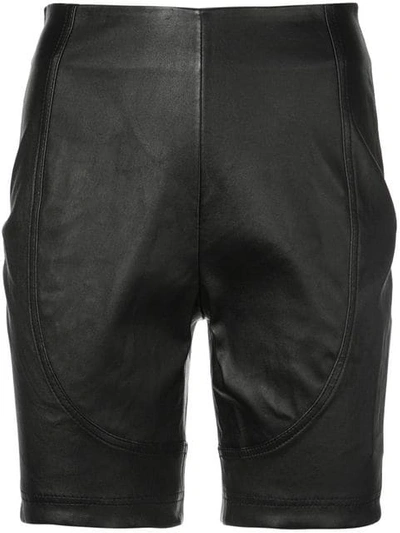 Shop Area High Waisted Shorts In Black