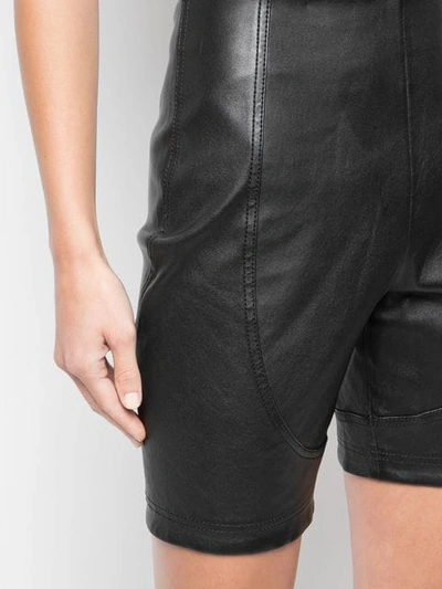 Shop Area High Waisted Shorts In Black