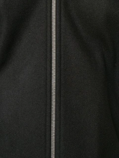 Shop Saint Laurent Cape-style Hooded Jacket In Black