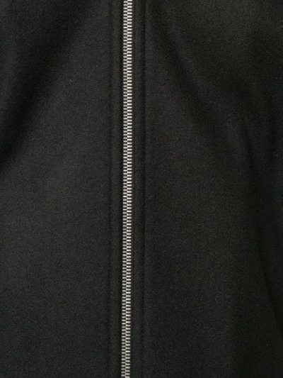 Saint Laurent Cape-style Hooded Jacket In Black