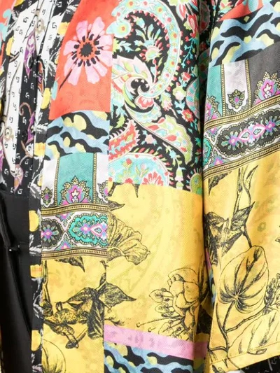 Shop Etro Printed Kimono Jacket In Multicolour