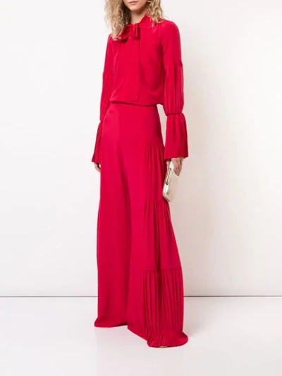 Shop Alexis Talley Pants In Red