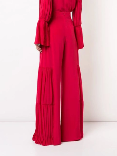 Shop Alexis Talley Pants In Red