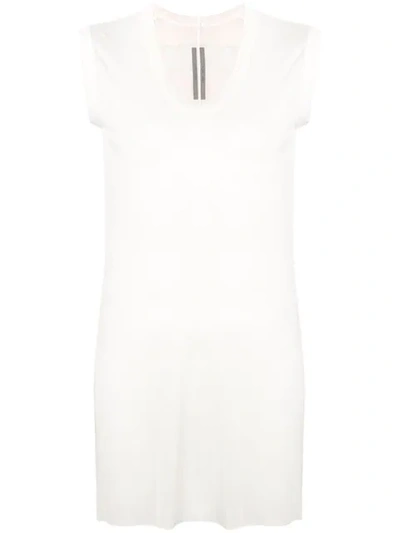Shop Rick Owens Knitted Tank Top In White
