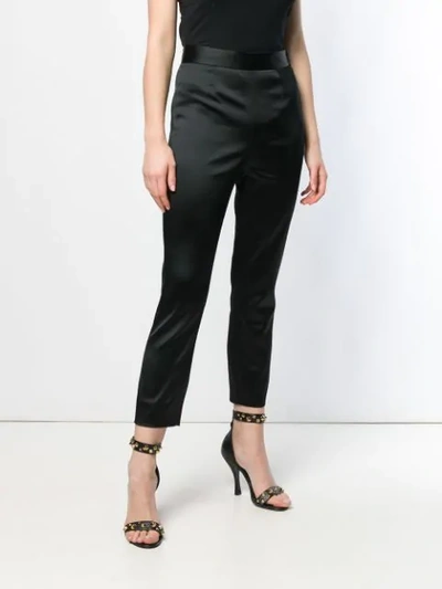 Shop Dolce & Gabbana Tailored Straight-leg Trousers In Black