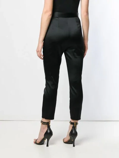 Shop Dolce & Gabbana Tailored Straight-leg Trousers In Black