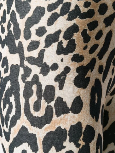 Shop Paco Rabanne Leopard Print Leggings In Neutrals