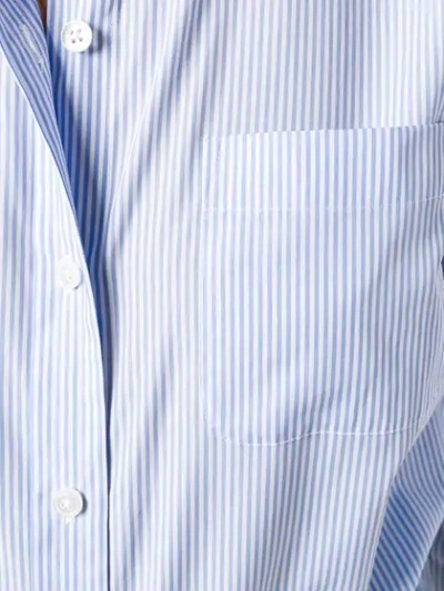 Shop Equipment Pinstripe Shirt In Blue