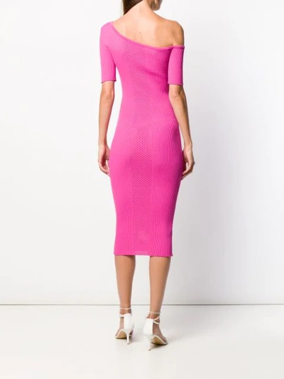 Shop Pinko Ribbed Midi Dress