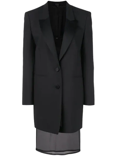 Shop Neil Barrett Tuxedo Jacket Dress In Black