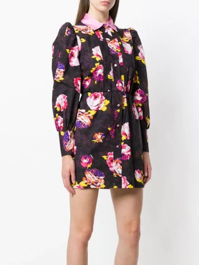 button-down floral dress