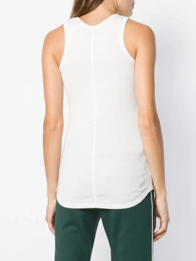 Shop Joseph Racerback Tank Top In White