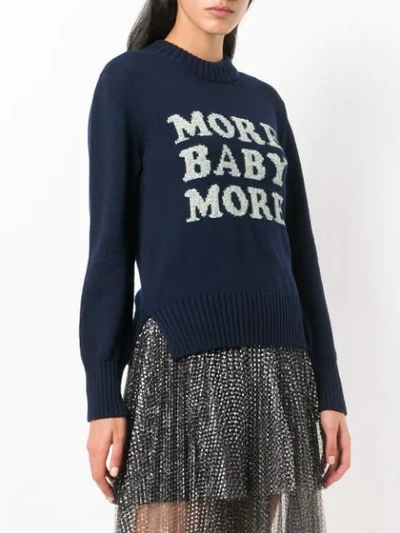 CHRISTOPHER KANE MORE BABY MORE针织毛衣 - 蓝色