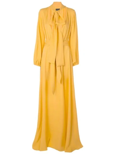 Shop Cynthia Rowley 'ella' Maxikleid - Gelb In Yellow
