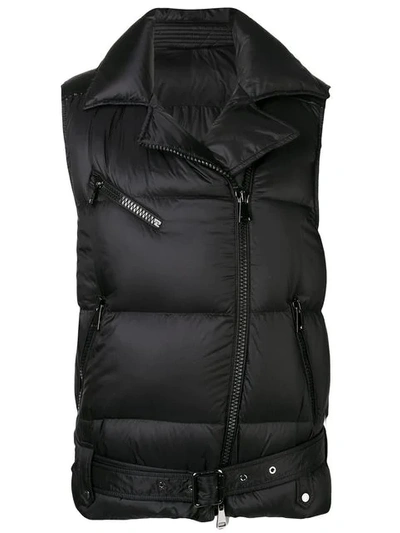 Shop Moncler Sleeveless Puffer Jacket In Black