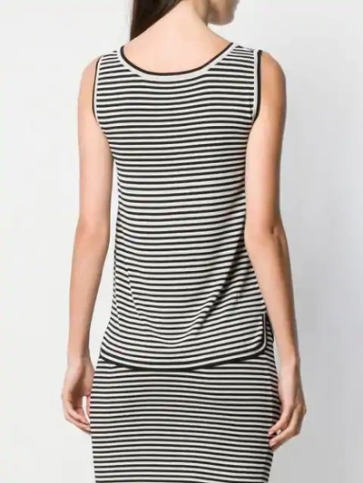 Shop Max Mara 's  Striped Tank Top - Blue