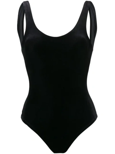 Shop Reina Olga For A Rainy Day Swimsuit In Black