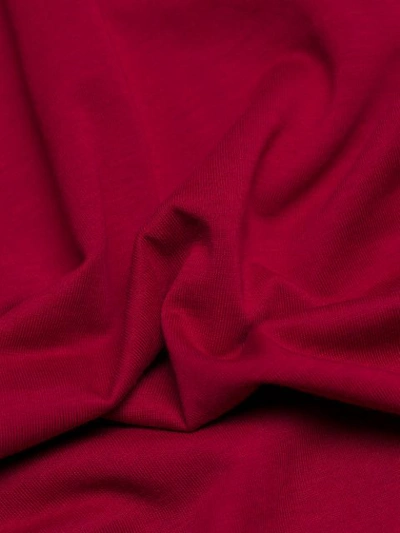 Shop Stella Mccartney Star Lasercut T-shirt - Red