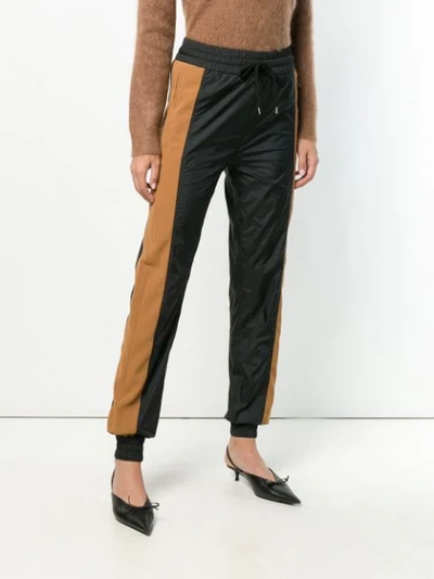 Shop N°21 Side Stripe Track Pants In Black