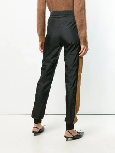 Shop N°21 Side Stripe Track Pants In Black