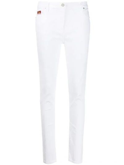 Shop Kenzo Skinny Jeans In White