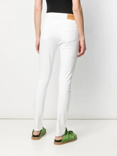 Shop Kenzo Skinny Jeans In White