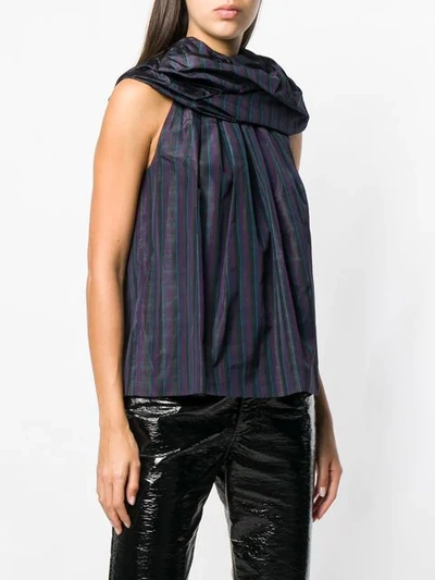 Shop Marc Jacobs Check Sleeveless Top In Purple