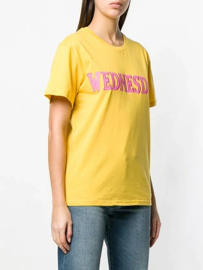 ALBERTA FERRETTI WEDNESDAY T恤 - 黄色