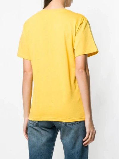 Shop Alberta Ferretti "wednesday" T-shirt In Yellow