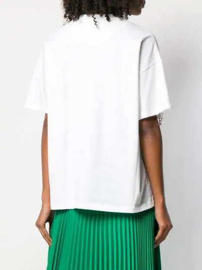 Shop Christopher Kane Squiggle Cupchain T In White