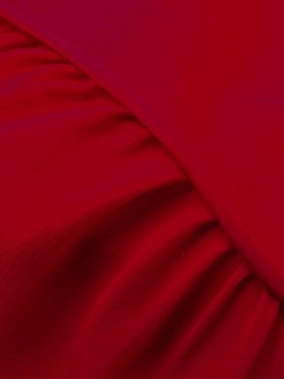 Shop N°21 Ruffle Trim Shift Dress In Red
