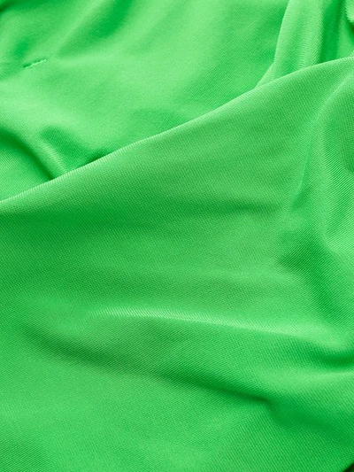 Balenciaga Draped Stretch Jersey Top In Green