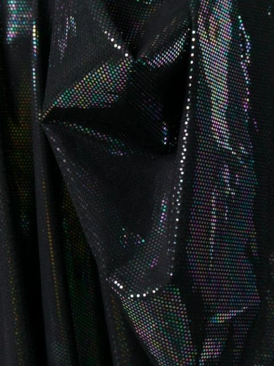 Shop Christopher Kane Iridescent Oil Skirt In Black