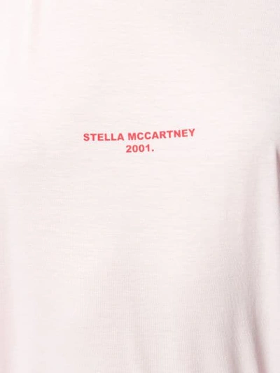 STELLA MCCARTNEY STAMPED LOGO T-SHIRT - 粉色