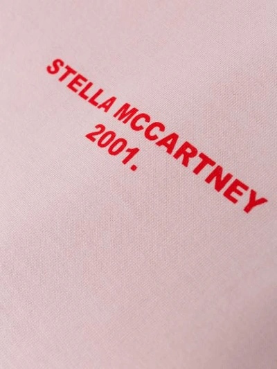 STELLA MCCARTNEY STAMPED LOGO T-SHIRT - 粉色