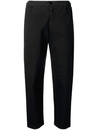 Shop Barena Venezia Schmale Cropped-hose In Black