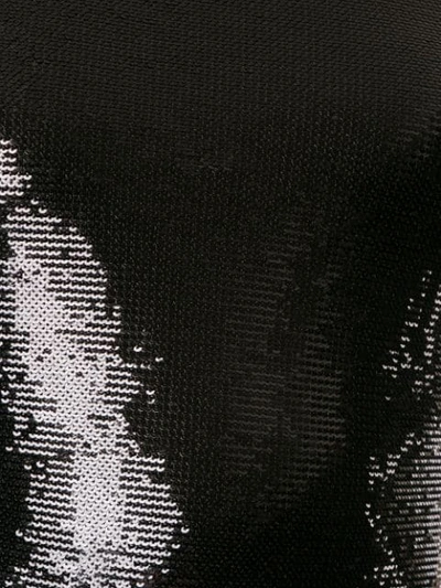 Shop Ralph Lauren One-shoulder Sequin Bodysuit In Black