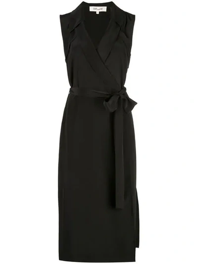 Shop Diane Von Furstenberg Augusta Wrap Dress - Black