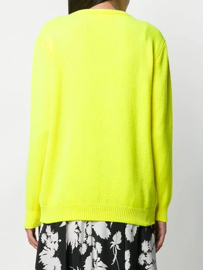 Shop Alberta Ferretti Friday Sweater In Yellow