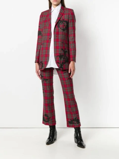 Shop Each X Other Checked Print Jacket - Red