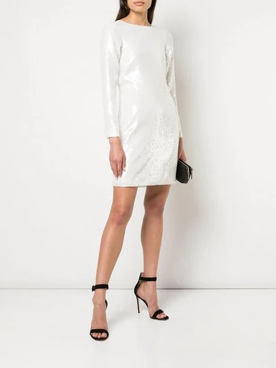 Shop Amsale Kleid Mit Pailletten In White