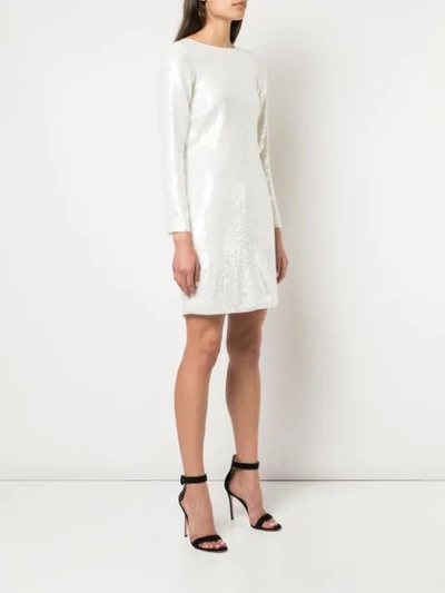 Shop Amsale Kleid Mit Pailletten In White