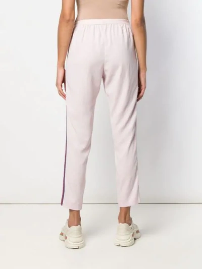 Shop Zadig & Voltaire Logo Tape Track Pants In Pink
