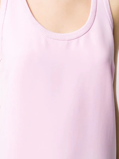 Shop Iceberg Kleid Mit Logo-print - Rosa In Pink