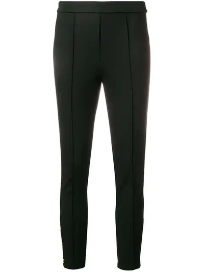 Shop Tory Burch Cropped Leggings In Black