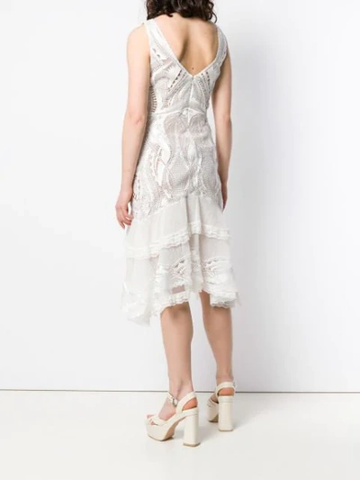 Shop Jonathan Simkhai Lace Midi Dress In White