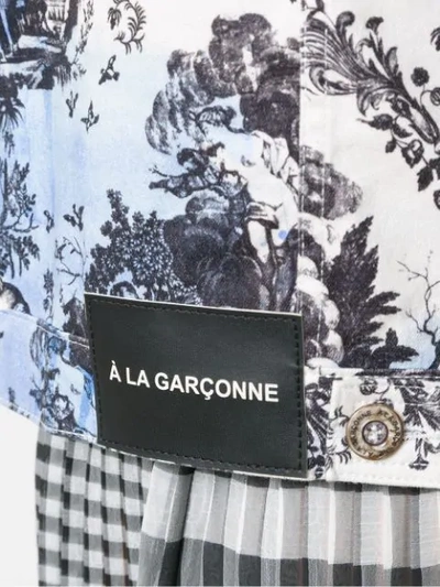 Shop À La Garçonne Day Denim Jacket In White