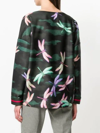 Shop F.r.s For Restless Sleepers Dragonfly Print Blouse In 247